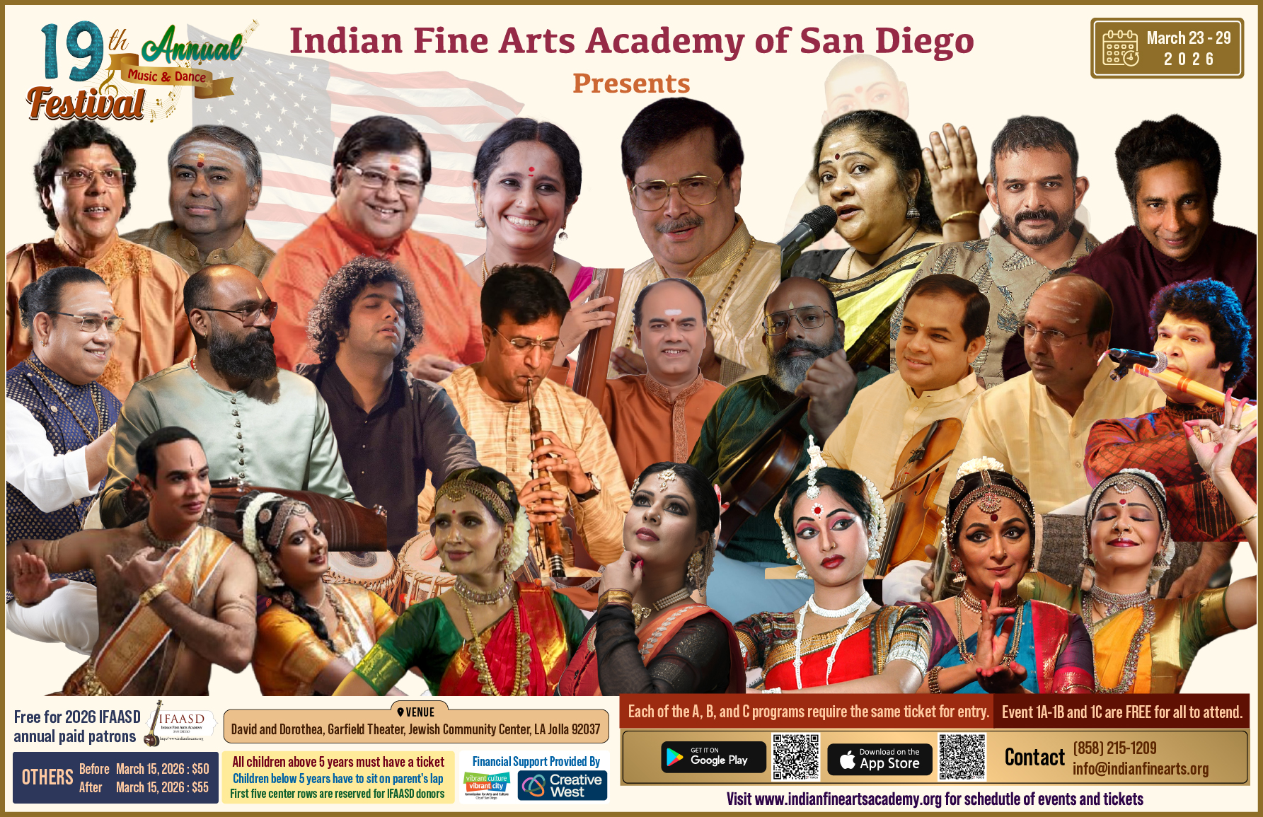 Poster for IFAASD 19th Annual Music and Dance Festival