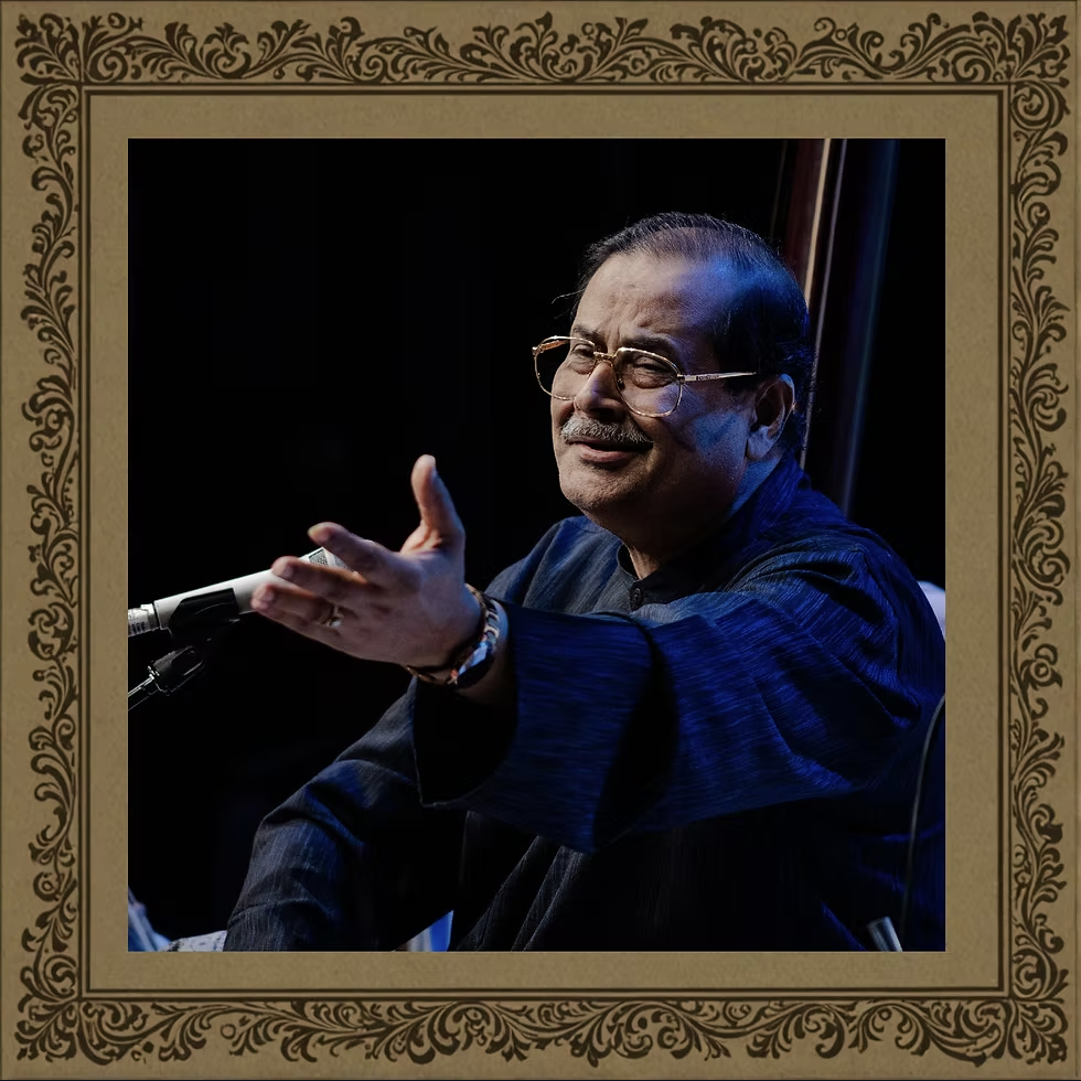 Poster for Classical Vocal Recital by Pandit Ajoy Chakrabarty