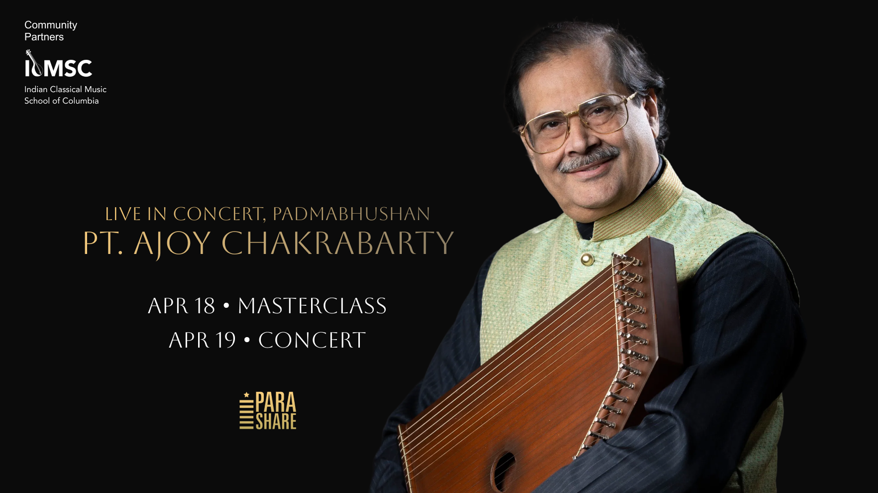 Poster for Pt Ajoy Chakrabarty Live