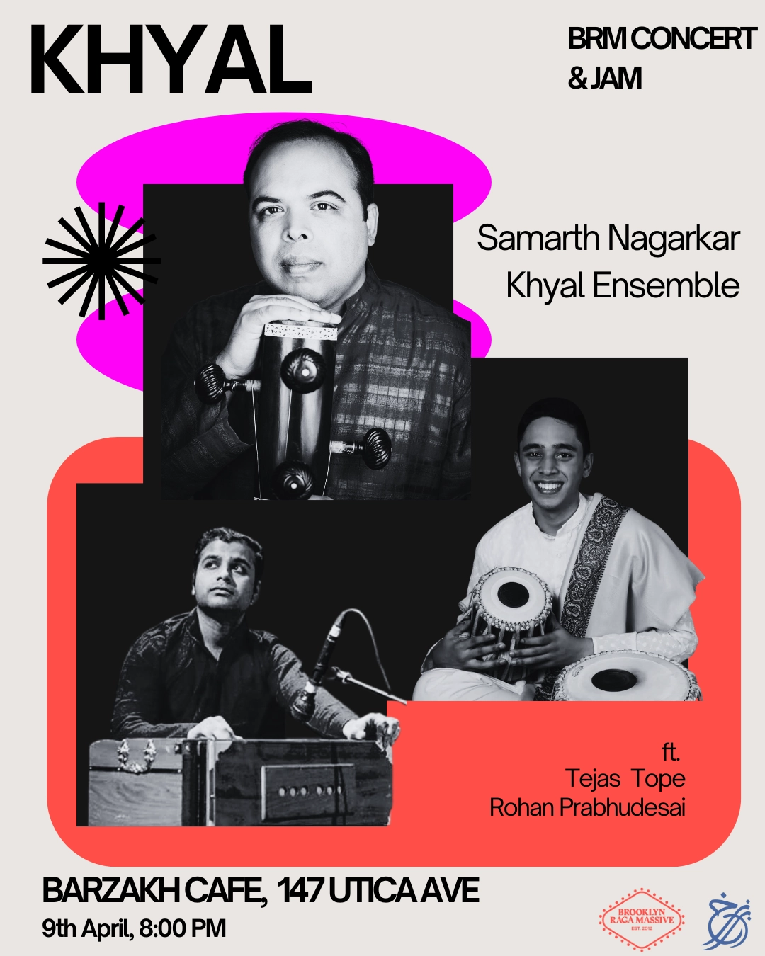 Poster for BRM Concert & Jam: Khyal