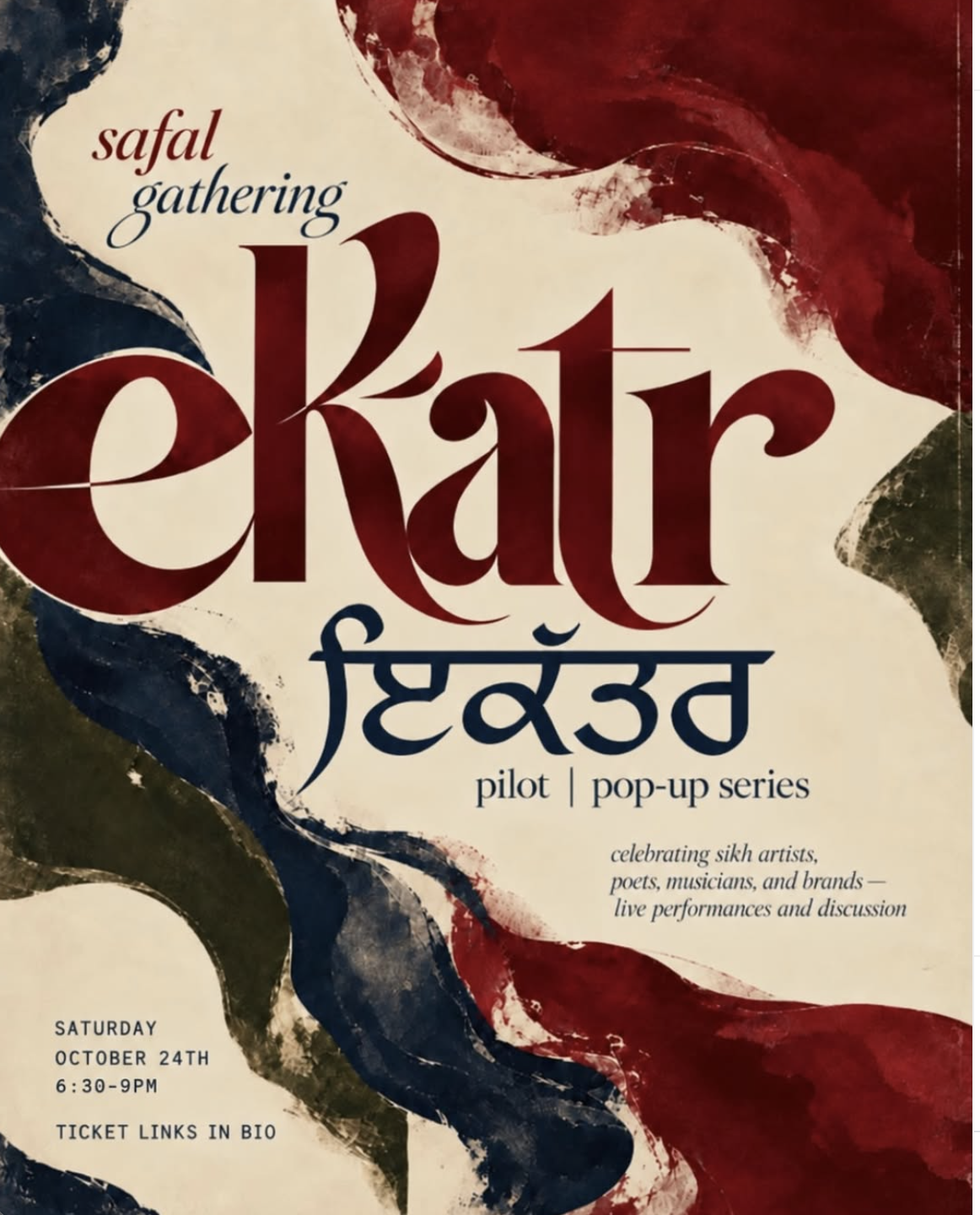 Poster for Safal Ekatr Pilot: Celebrating Sikh Creatives