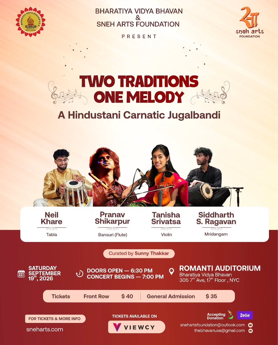 Poster for Two Traditions, One Melody