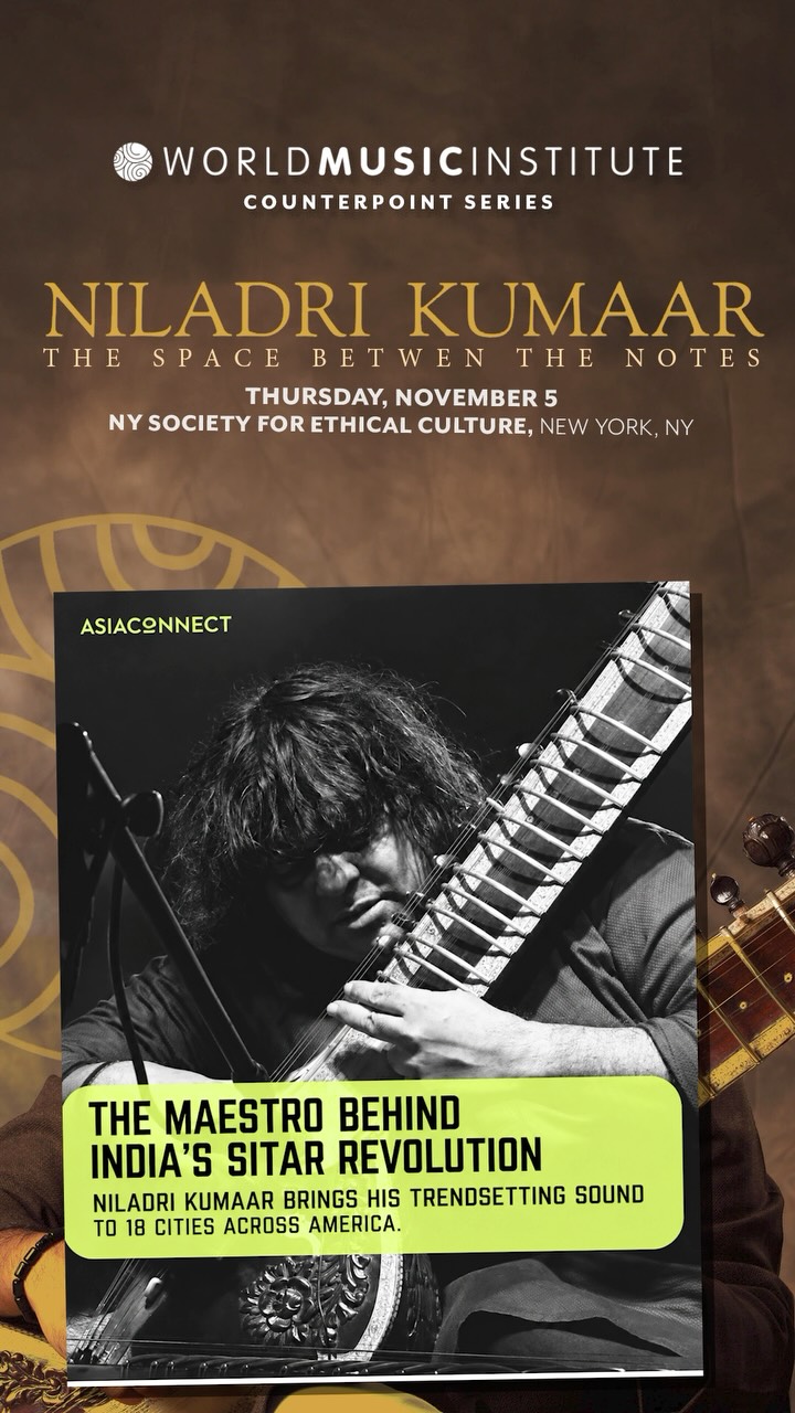 Poster for Niladri Kumaar - The Space Between the Notes
